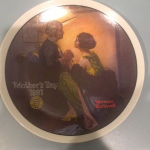 Vintage 1981 Norman Rockwell Mother’s Day plate